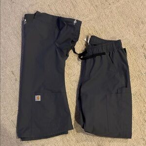 Carhartt Charcoal Scrub Set (Small/Small Petite)